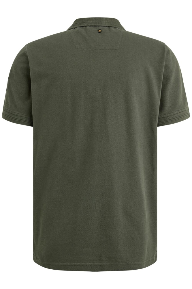 PME legend groene heren polo | Achteraanzicht