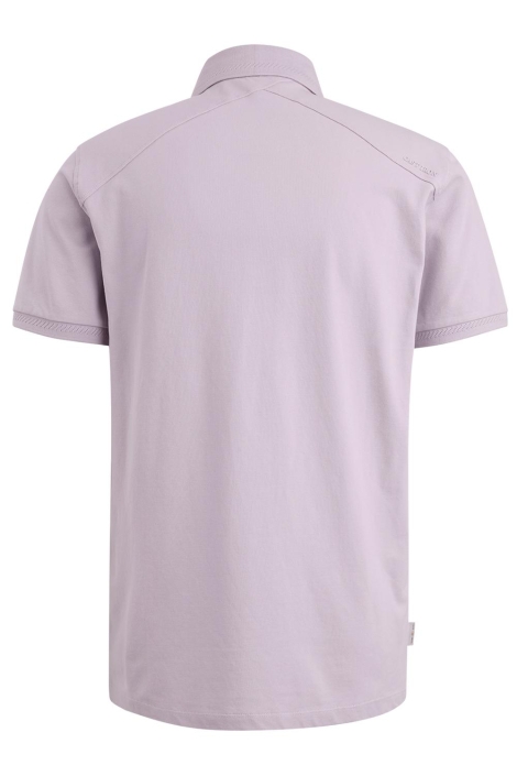 Cast Iron paarse heren polo | Achteraanzicht