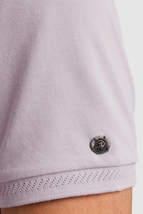 Cast Iron paarse heren polo | Unique Selling Point