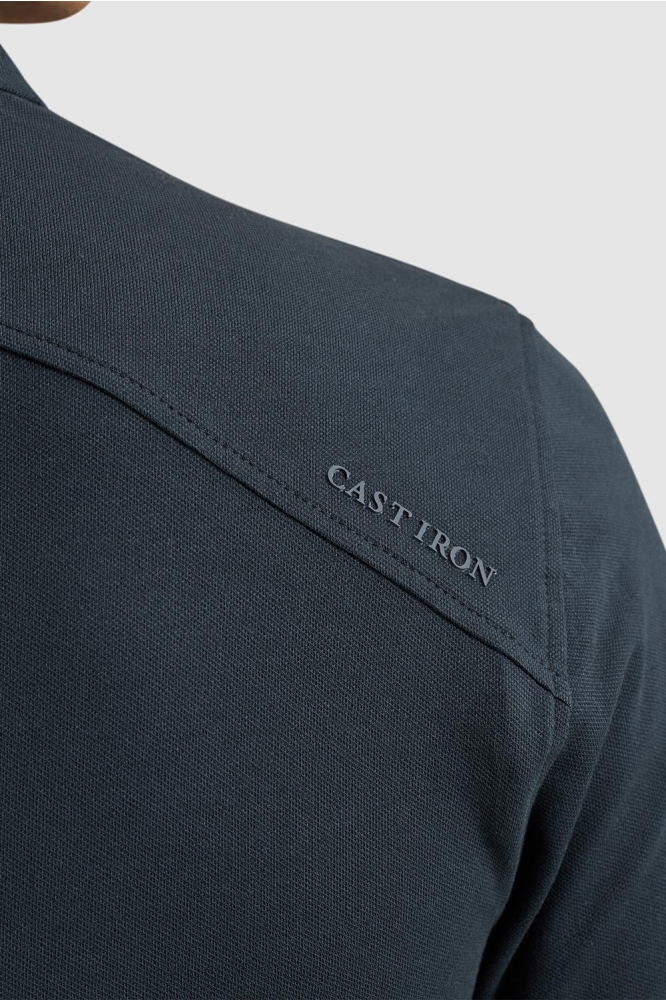 Cast Iron blauwe heren polo | Unique Selling Point