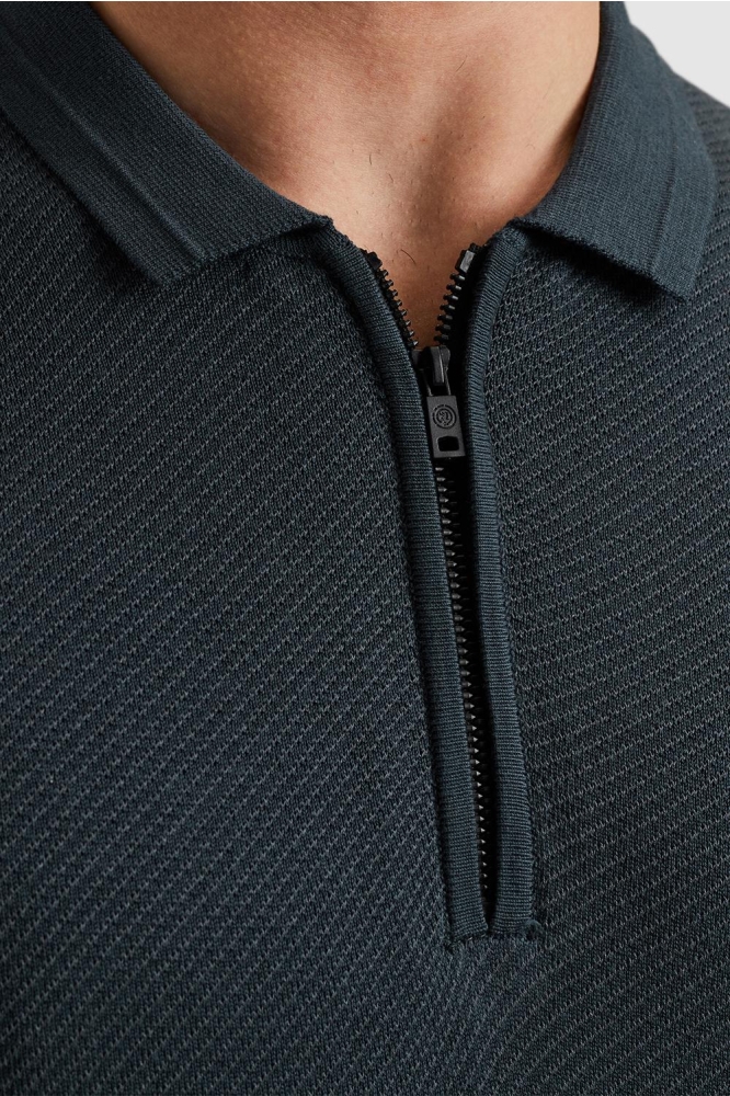 Cast Iron blauwe heren polo | Unique Selling Point