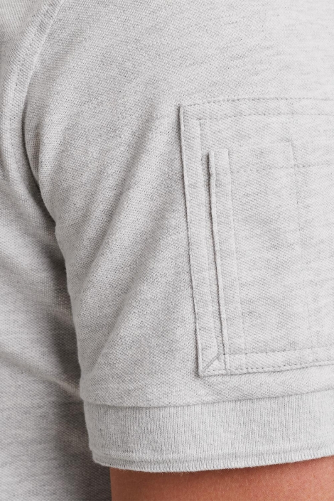 PME legend grijze heren polo | Unique Selling Point