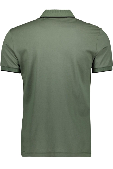 Antony Morato groene heren polo | Achteraanzicht