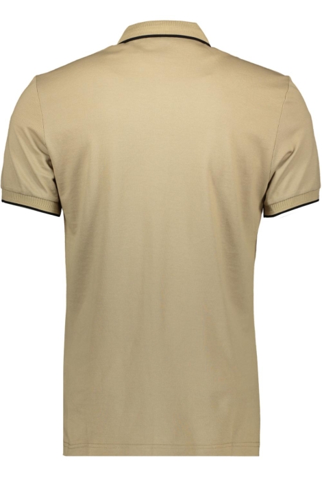 Antony Morato bruine heren polo | Achteraanzicht