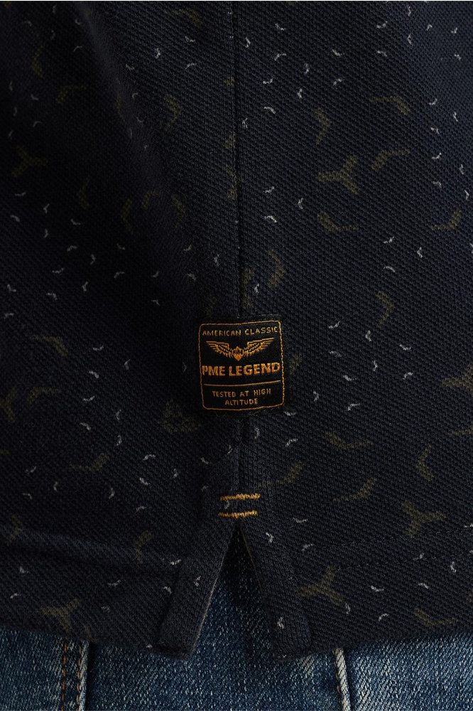 PME legend blauwe heren polo | Kleurstaal