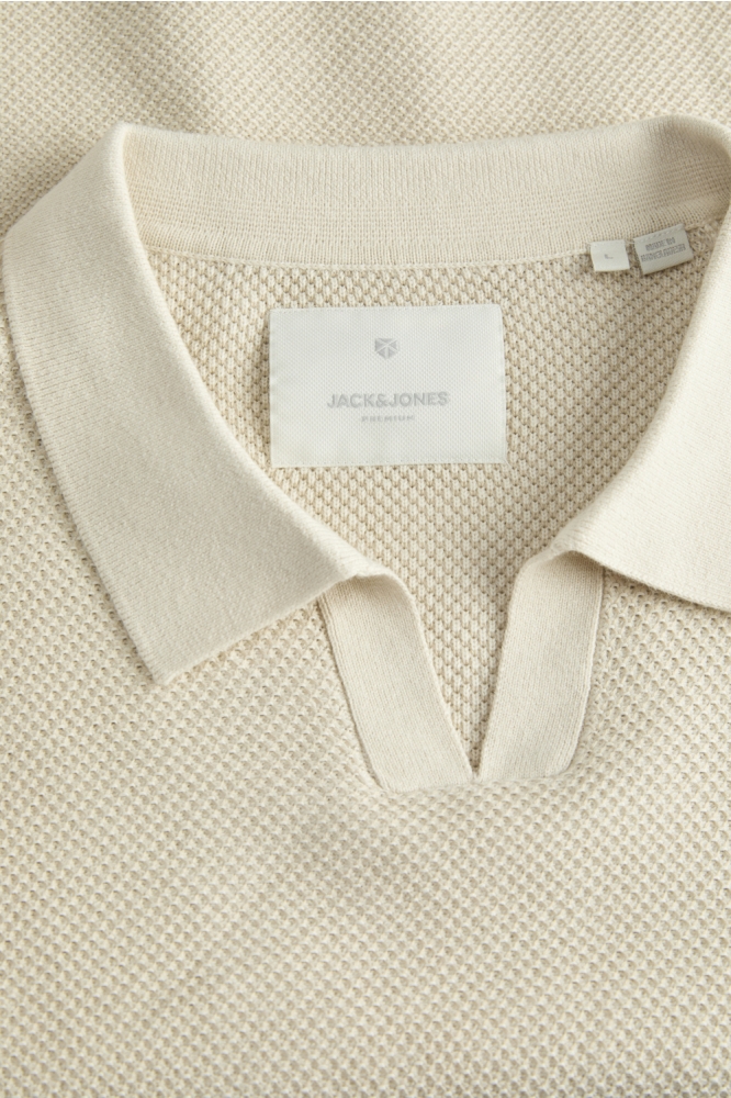 Jack & Jones beige heren trui | Close up