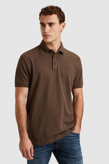 Cast Iron short sleeve polo popcorn jersey m Bruin