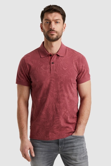 PME legend short sleeve polo single jersey ao Roze