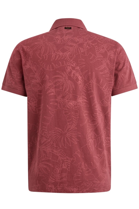 PME legend roze heren polo | Achteraanzicht