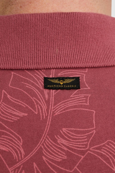 PME legend roze heren polo | Close up