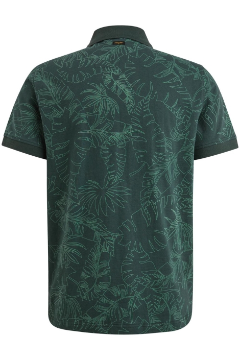PME legend groene heren polo | Achteraanzicht