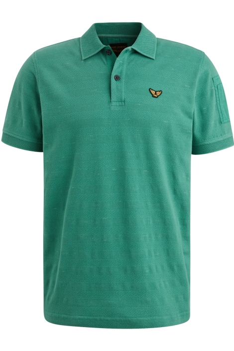 PME legend groene heren polo | Vooraanzicht