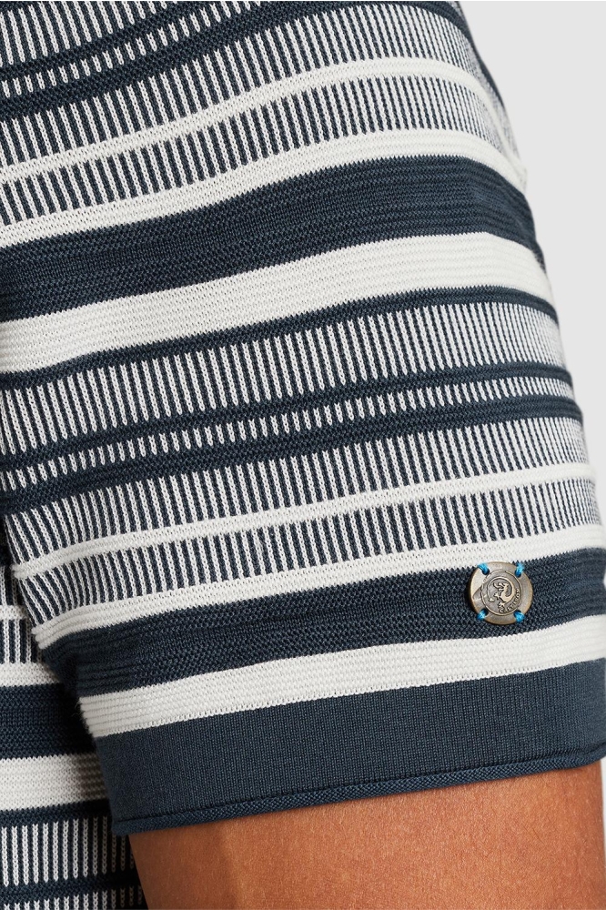 Cast Iron blauwe heren polo | Kleurstaal