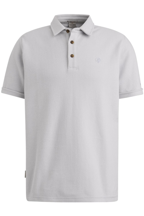Cast Iron witte heren polo | Vooraanzicht