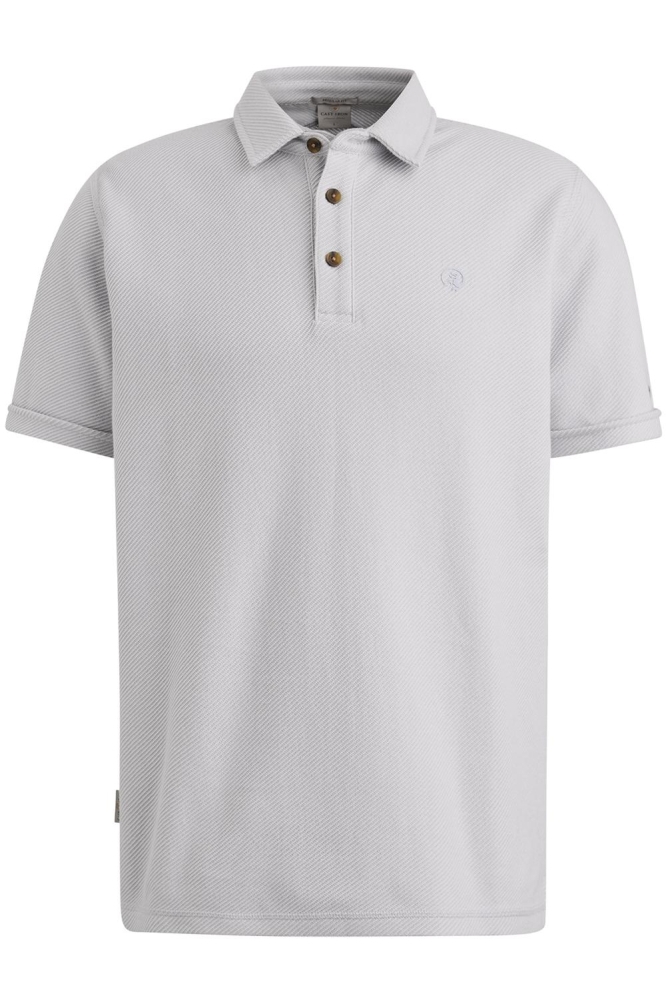 Cast Iron witte heren polo | Vooraanzicht