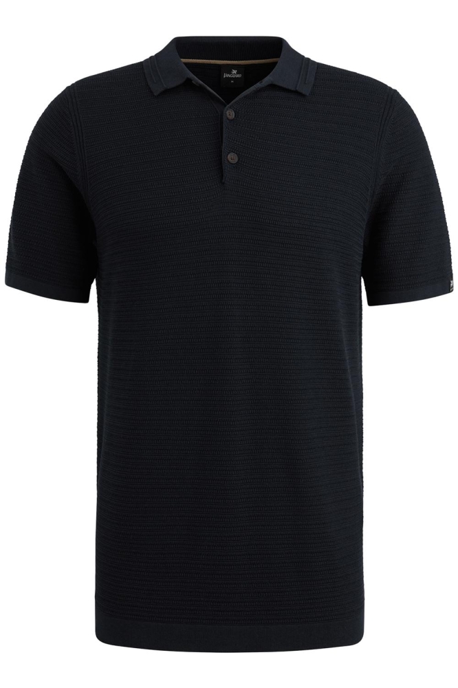 Vanguard blauwe heren polo | Vooraanzicht