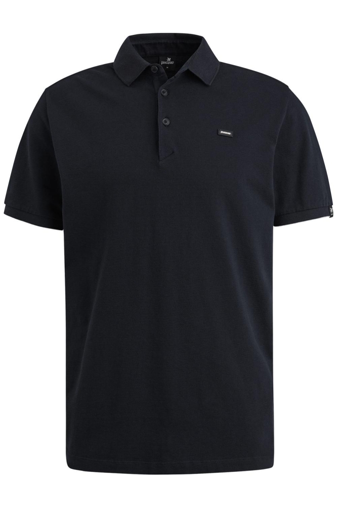 Vanguard blauwe heren polo | Vooraanzicht