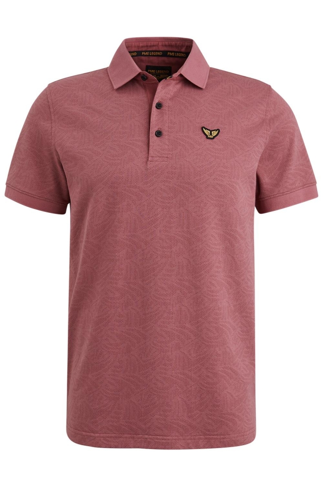 PME legend roze heren polo | Vooraanzicht