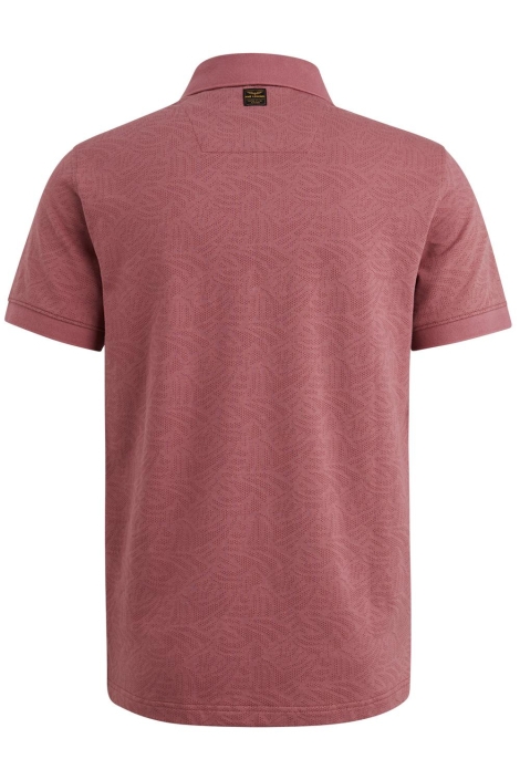 PME legend roze heren polo | Achteraanzicht