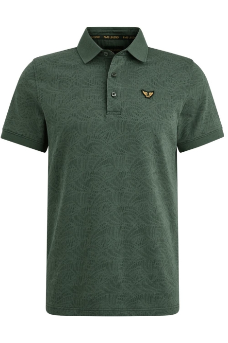 PME legend groene heren polo | Vooraanzicht