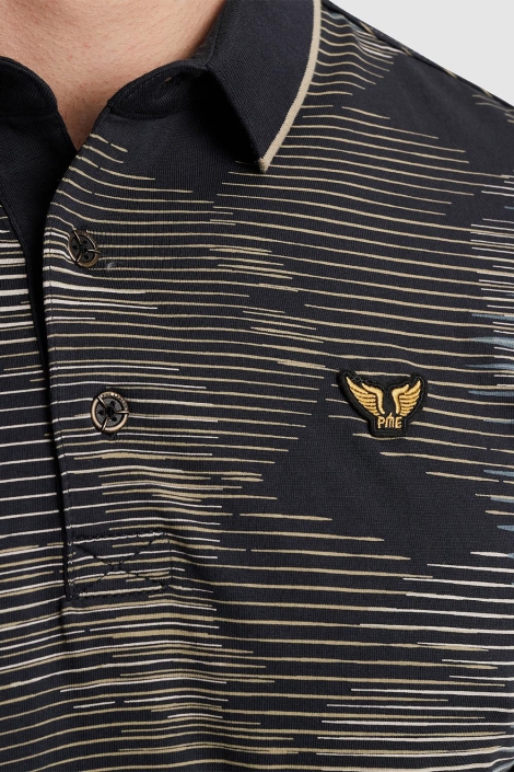 PME legend blauwe heren polo | Kleurstaal