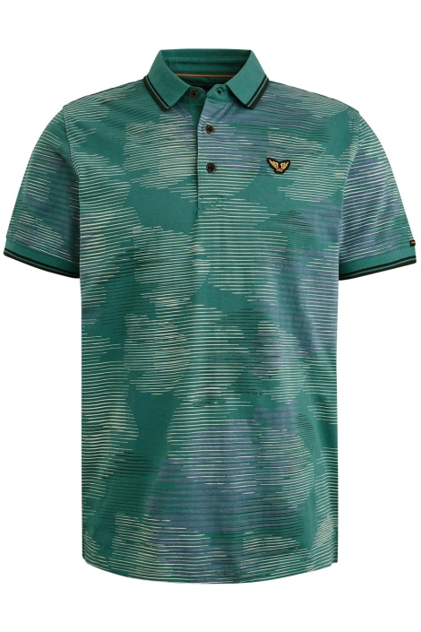 PME legend groene heren polo | Vooraanzicht