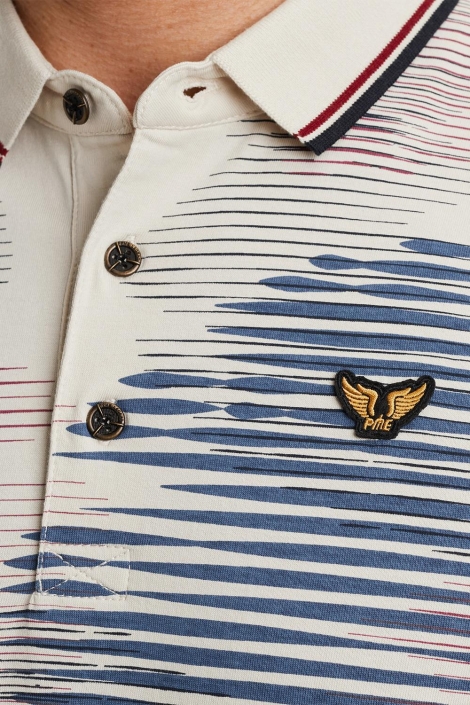 PME legend beige heren polo | Unique Selling Point