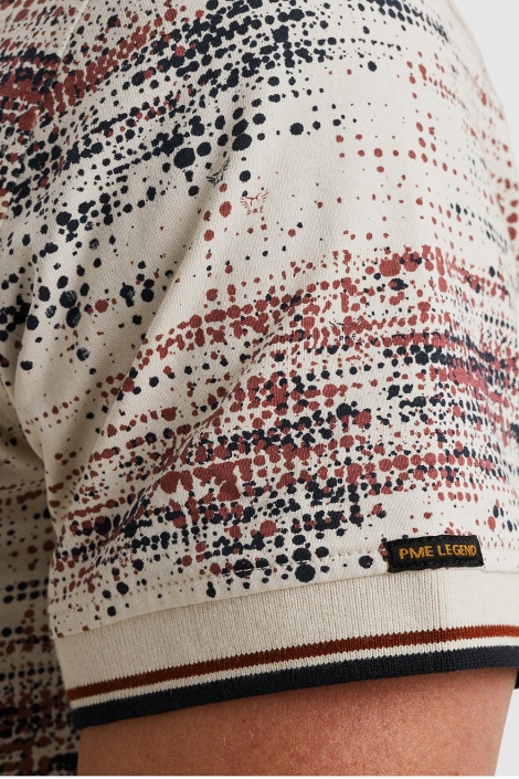PME legend beige heren polo | Unique Selling Point