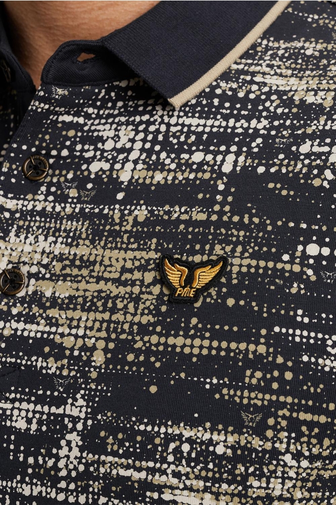 PME legend blauwe heren polo | Kleurstaal