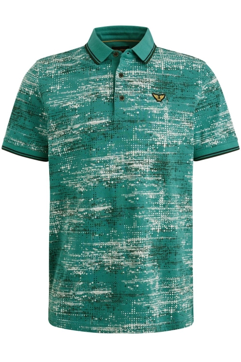 PME legend groene heren polo | Vooraanzicht