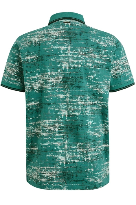 PME legend groene heren polo | Achteraanzicht