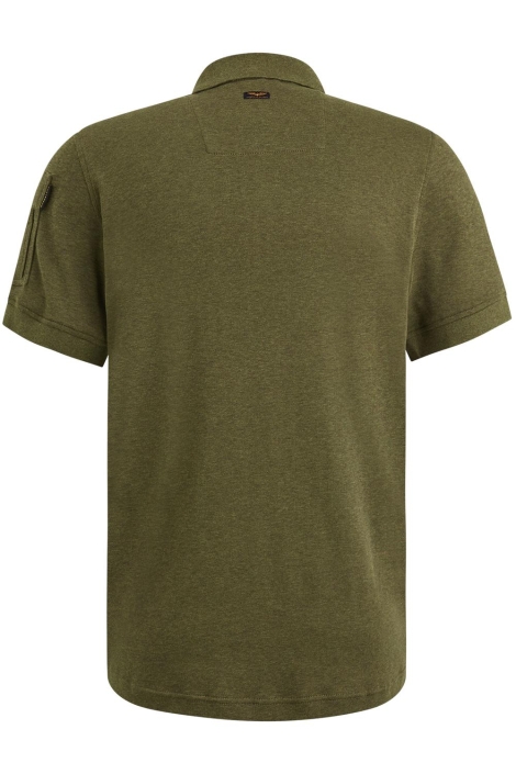 PME legend groene heren polo | Achteraanzicht