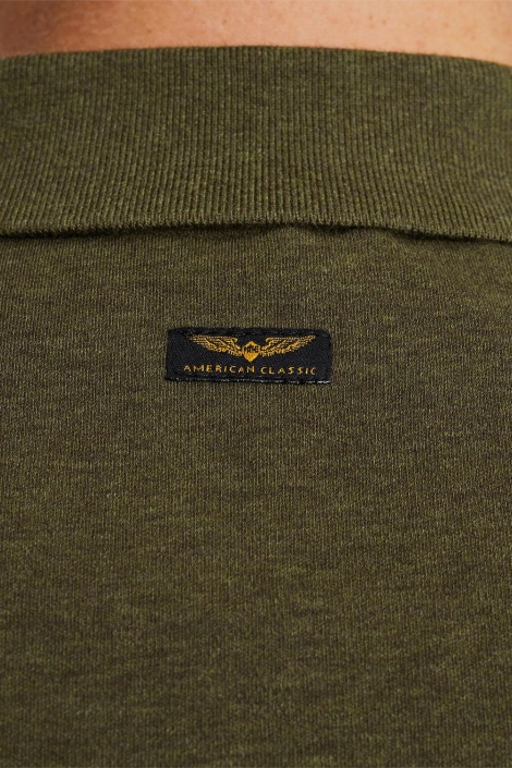 PME legend groene heren polo | Close up