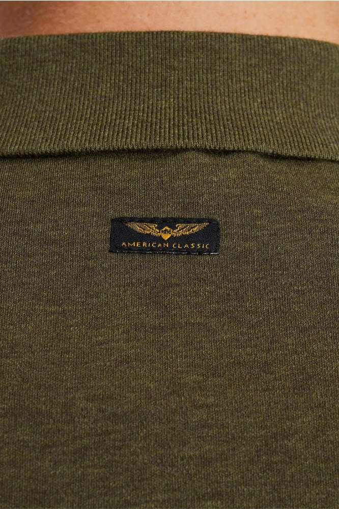 PME legend groene heren polo | Close up