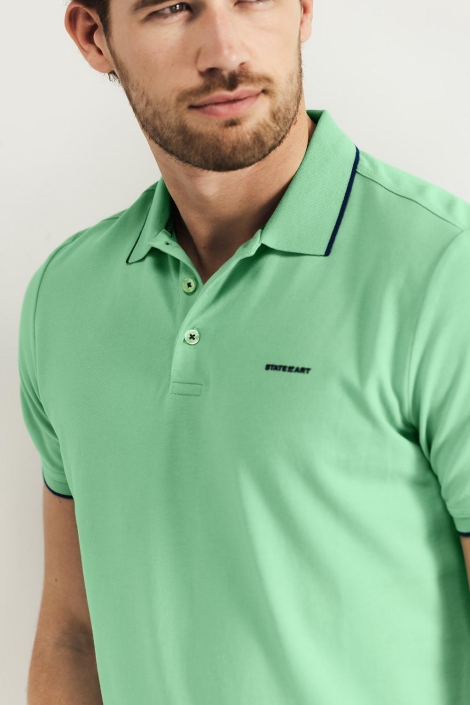 State of Art groene heren polo | Unique Selling Point