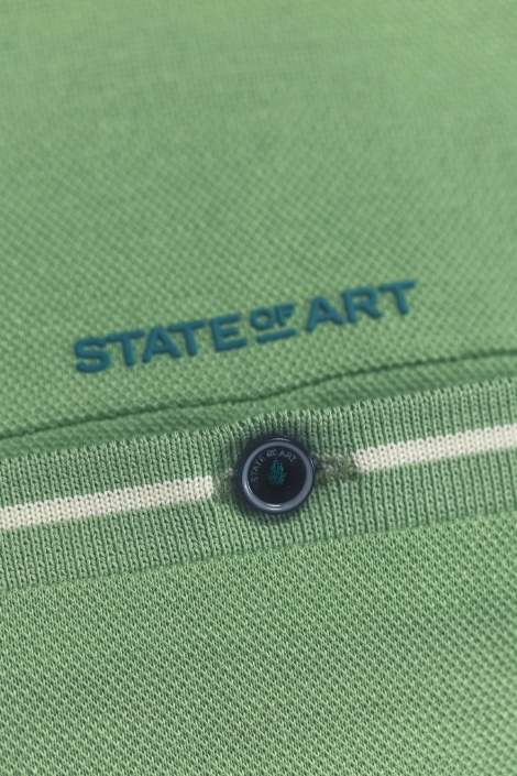 State of Art groene heren polo | Kleurstaal