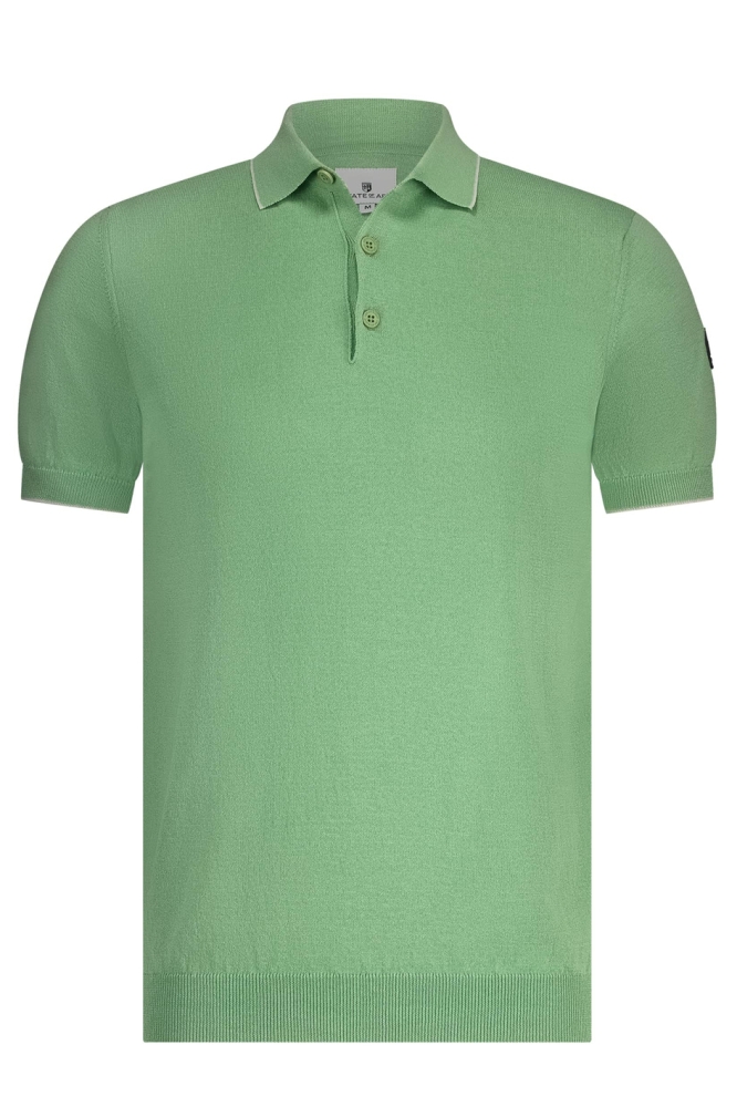 State of Art groene heren polo | Vooraanzicht