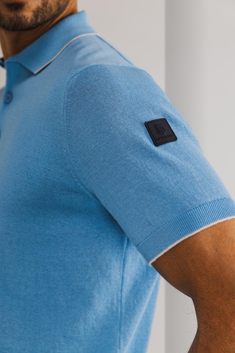 State of Art blauwe heren polo | Unique Selling Point