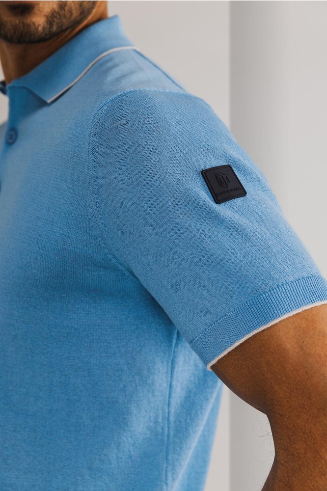 State of Art blauwe heren polo | Unique Selling Point
