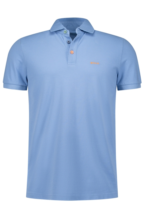 NZA blauwe heren polo | Vooraanzicht