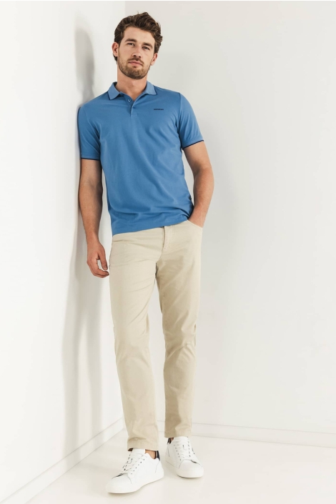 State of Art blauwe heren polo | Model
