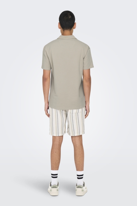Only & Sons beige heren polo | Model