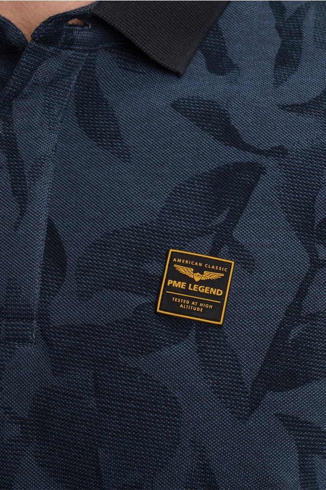 PME legend blauwe heren polo | Kleurstaal