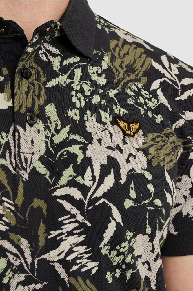 PME legend blauwe heren polo | Kleurstaal