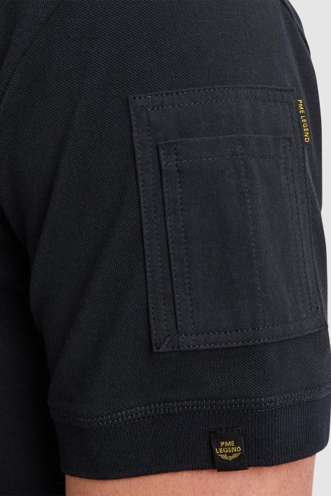 PME legend blauwe heren polo | Kleurstaal