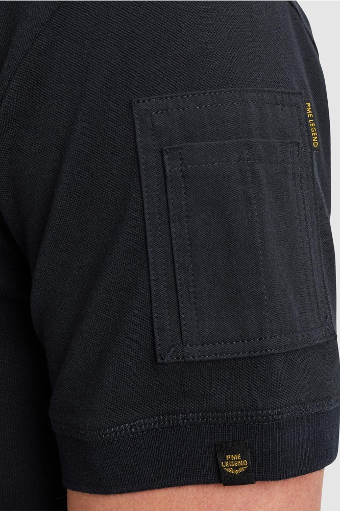 PME legend blauwe heren polo | Kleurstaal