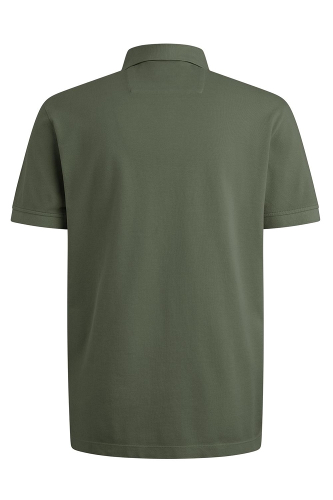 PME legend groene heren polo | Achteraanzicht