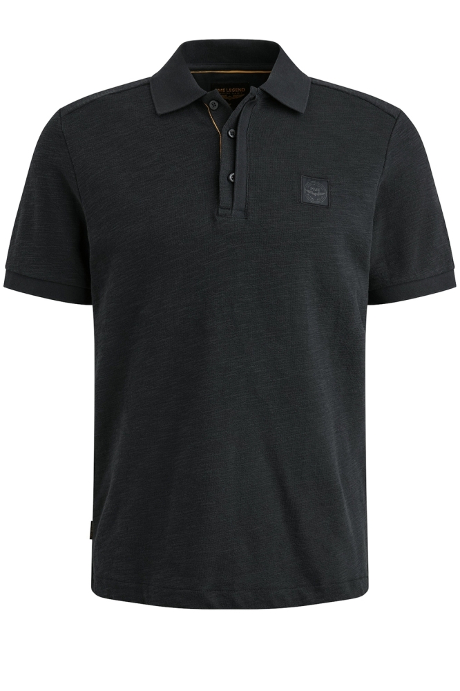 PME legend blauwe heren polo | Vooraanzicht