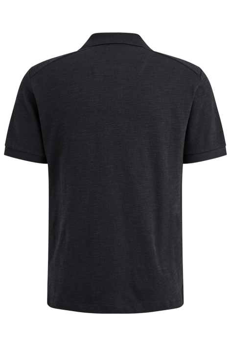 PME legend blauwe heren polo | Achteraanzicht