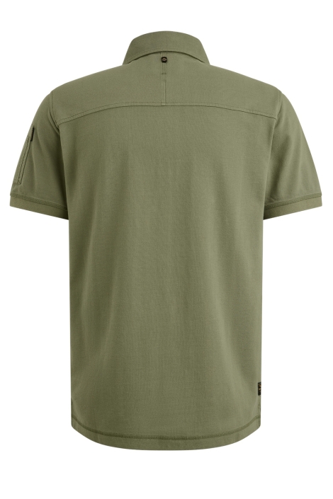 PME legend groene heren polo | Achteraanzicht
